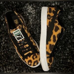 Puma Clyde Suits Cheetah Sneakers/Shoes Size 8